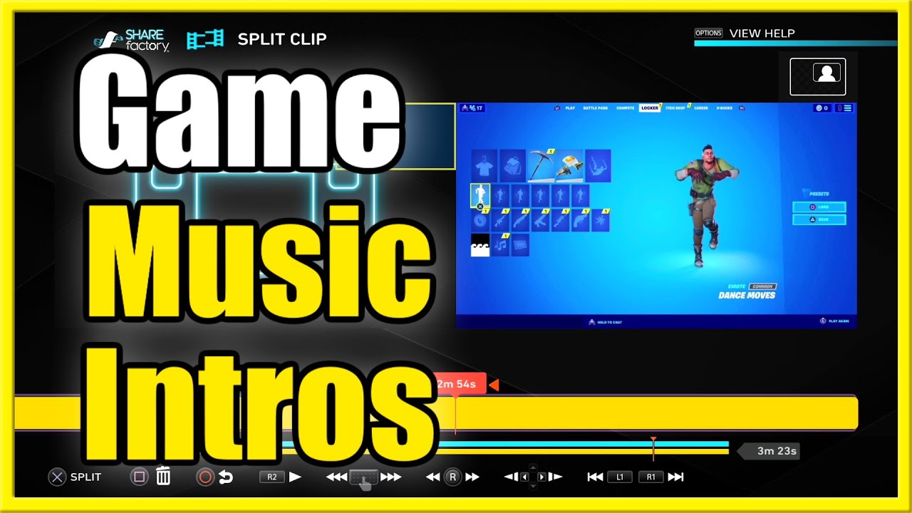 How To USE GAME MUSIC In INTROs For SHAREFACTORY PS4 Best Method how-to-use-game-music-in-intros-for-sharefactory-ps4-best-method
