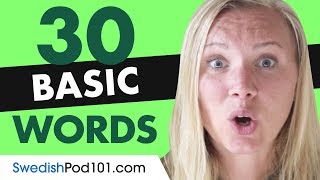 30 Beginner Swedish Words (Useful Vocabulary)