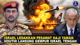 HOUTHI 'REVENGE MISSILE' STRIKE! Houthi Counterattack After Israel Missiles Yemen Hajj Flight