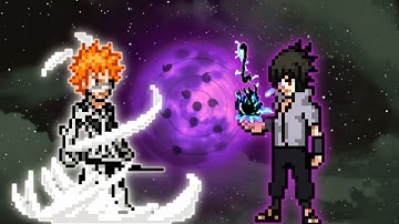 Ichigo Fullbring(All Form) (New) VS Sasuke Rinnegan( Om Hy) in Jump Force Mugen
