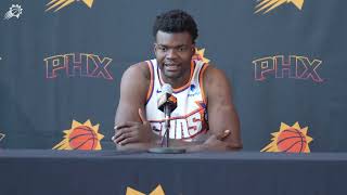 Udoka Azubuike 2023 Phoenix Suns Media Day Press Conference 