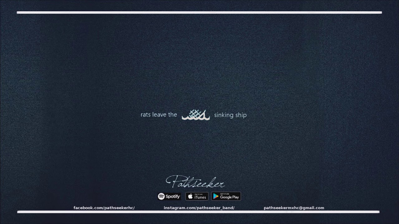 PATHSEEKER - Rats Leave the Sinking Ship (Official Audio) [CORE COMMUNITY PREMIERE]