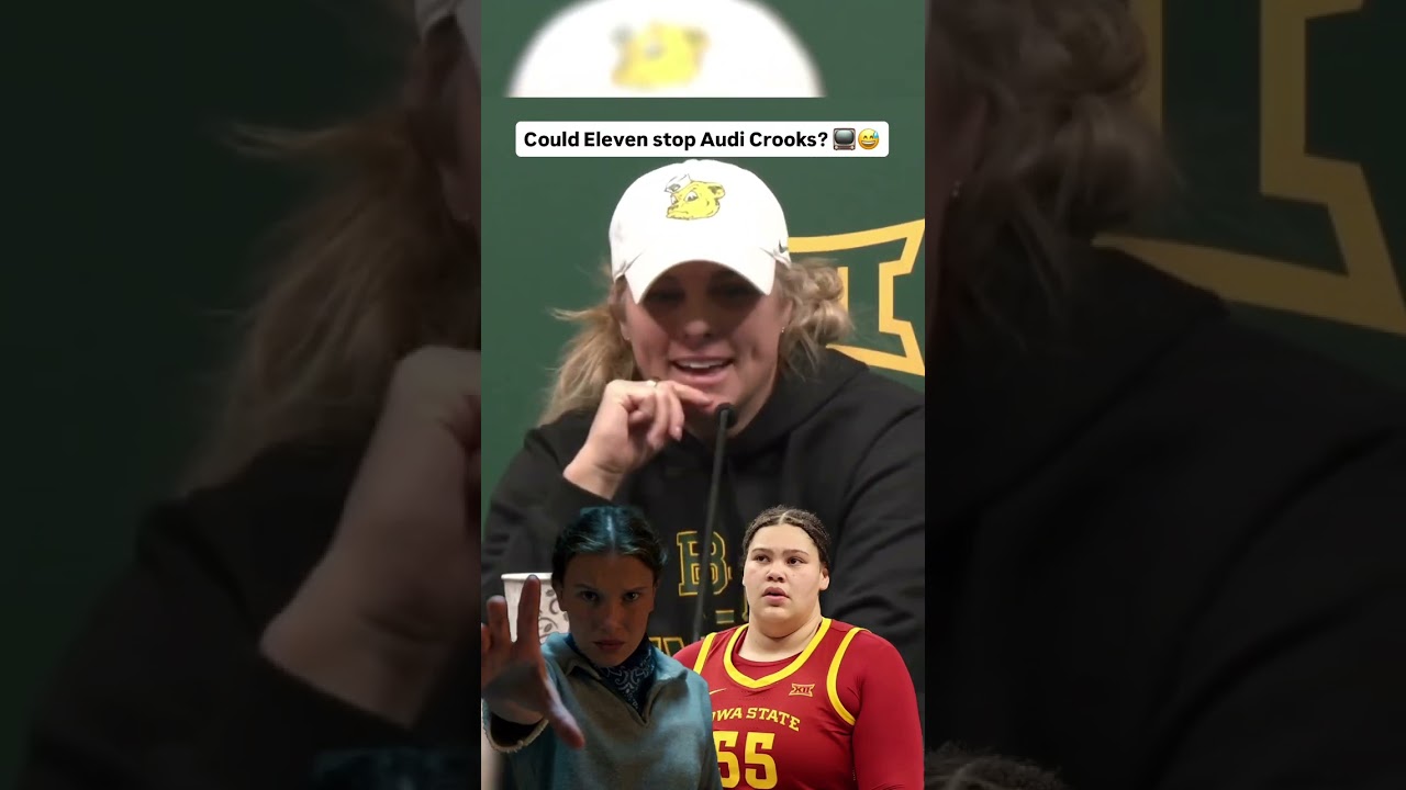 Baylor head coach Nicki Collen and her staff might need some supernatural help to stop Audi Crooks 😅