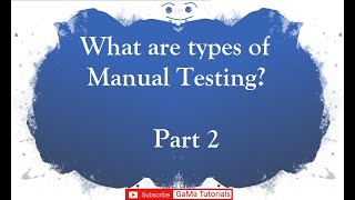 Types manual testing in software_Part 2_मॅन्युअल टेस्टिंग चे प्रकार_Tutorial in Marathi language.