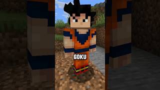 Goku in Minecraft!😱 #minecraft #goku #shorts #minecraftshorts