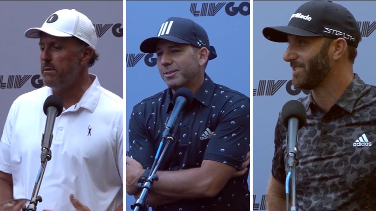 Phil Mickelson, Dustin Johnson, Talor Gooch, and Sergio Garcia REACT to