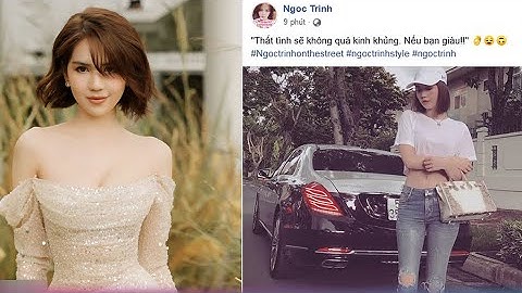 Ngọc Trinh lại gây tranh cãi khi tuyên ngôn: 