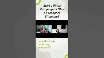 Start a PMax Campaign or Stay on Standard Shopping? #shorts #googleads #advertising #marketing #ppc
