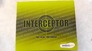 Interceptor Tactical Footwear Unboxing and Overview