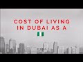 Cost Of Living In Dubai #Naija #Nigeria 🇳🇬 🌍