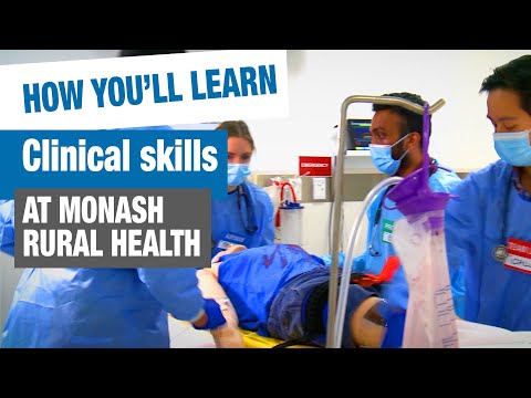 Here's how you learn clinical skills at Monash Rural Health
