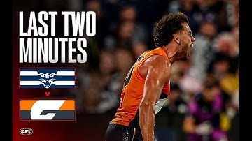 Last Two Minutes: Geelong Cats v GWS Giants | Round 9, 2025 | AFL
