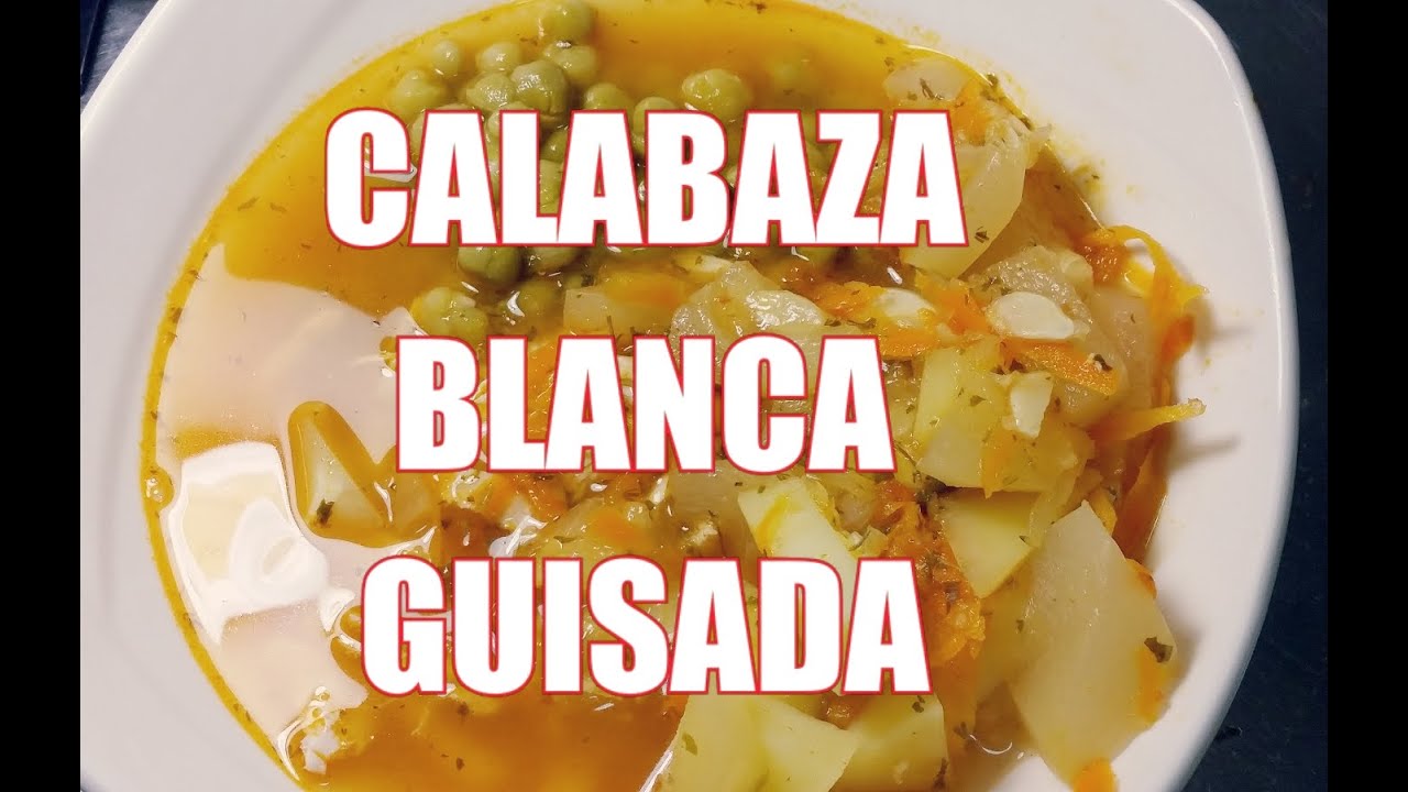 RECETA DE CALABAZA BLANCA GUISADA (CALABACIN )#calabaza blanca #recetas  colombianas - YouTube