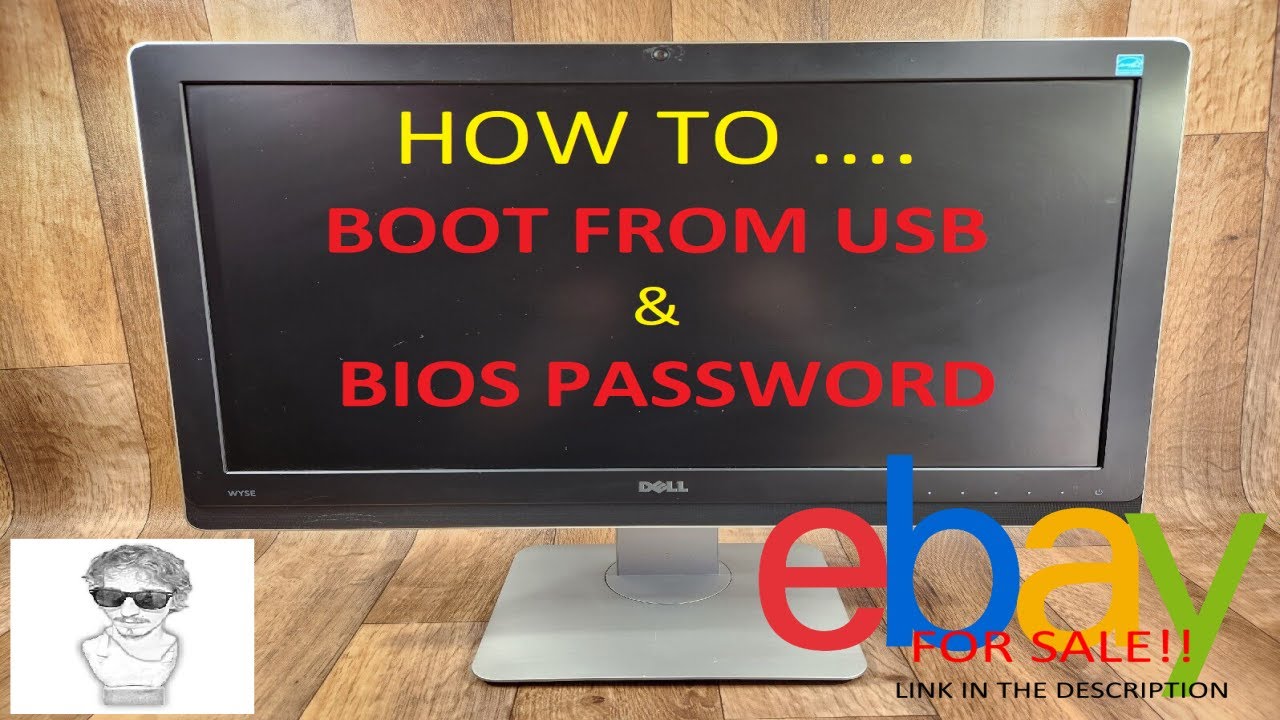 HOW TO BOOT FROM USB & BIOS PASSWORD Dell WYSE W11B 5040 AMD 1.4GHz