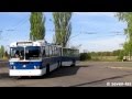 Черкасский троллейбус- ЗиУ-6205 №2036 сход штанг 27.04.2014