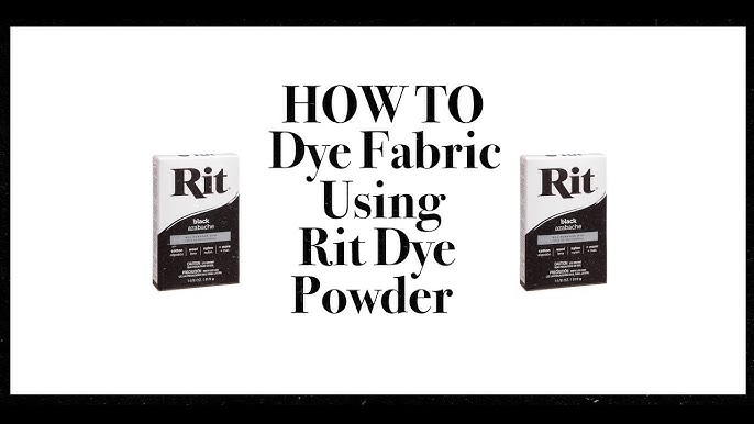 How to Ice Dye with Rit Dye Powder 