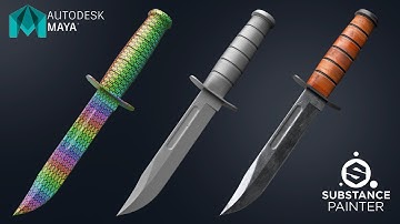 Video Game Weapon Course : Modeling / Substance Painter 2
