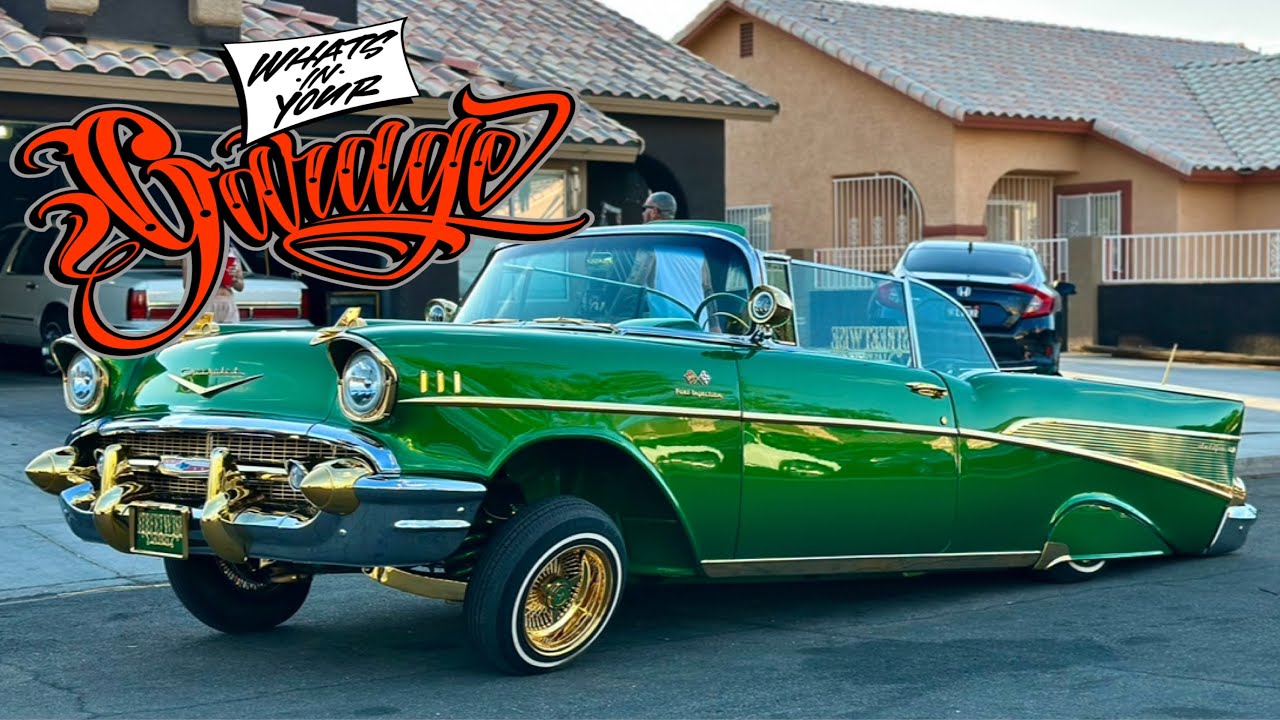 BELAIR THEJUNIPERTREE ジンTroisRivières ラム Crackers 1957 Belair hoppin lowrider #vegas #streetcar #showcar
