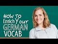 How to Enrich Your German Vocabulary