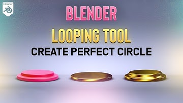 Learn looping tool for creating perfect circle in blender | Deepak Graphics Hindi