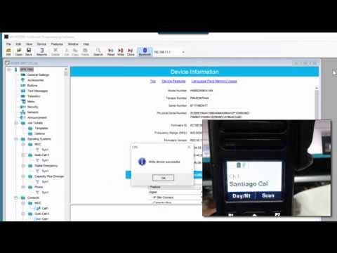 Motorola CPS Bluetooth Programming