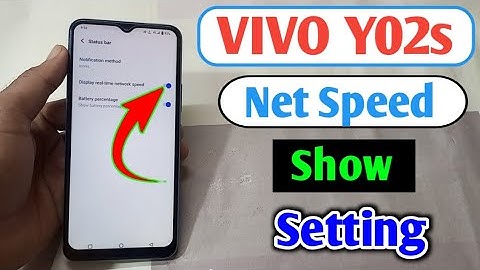 Network Speed Show kaise kare, | How to Show net speed in Vivo Y02S mobile/network Setting