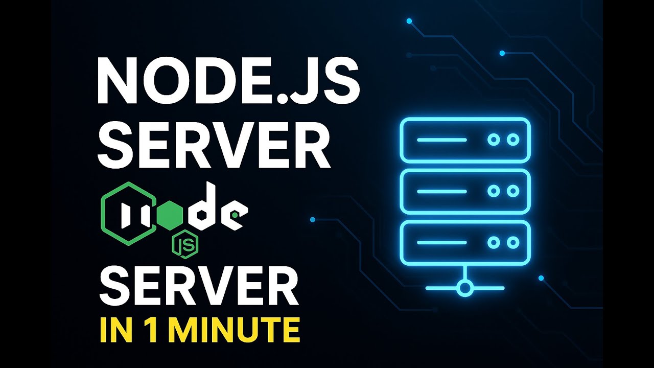 How a Node.js Server Works in 60 Seconds! - YouTube