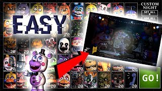 Easy way to unlock the Sister Location Office in FNAF Ultimate Custom Night