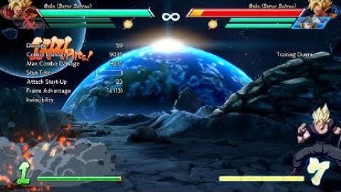 DRAGON BALL FighterZ Janemba Corner Sword Loops