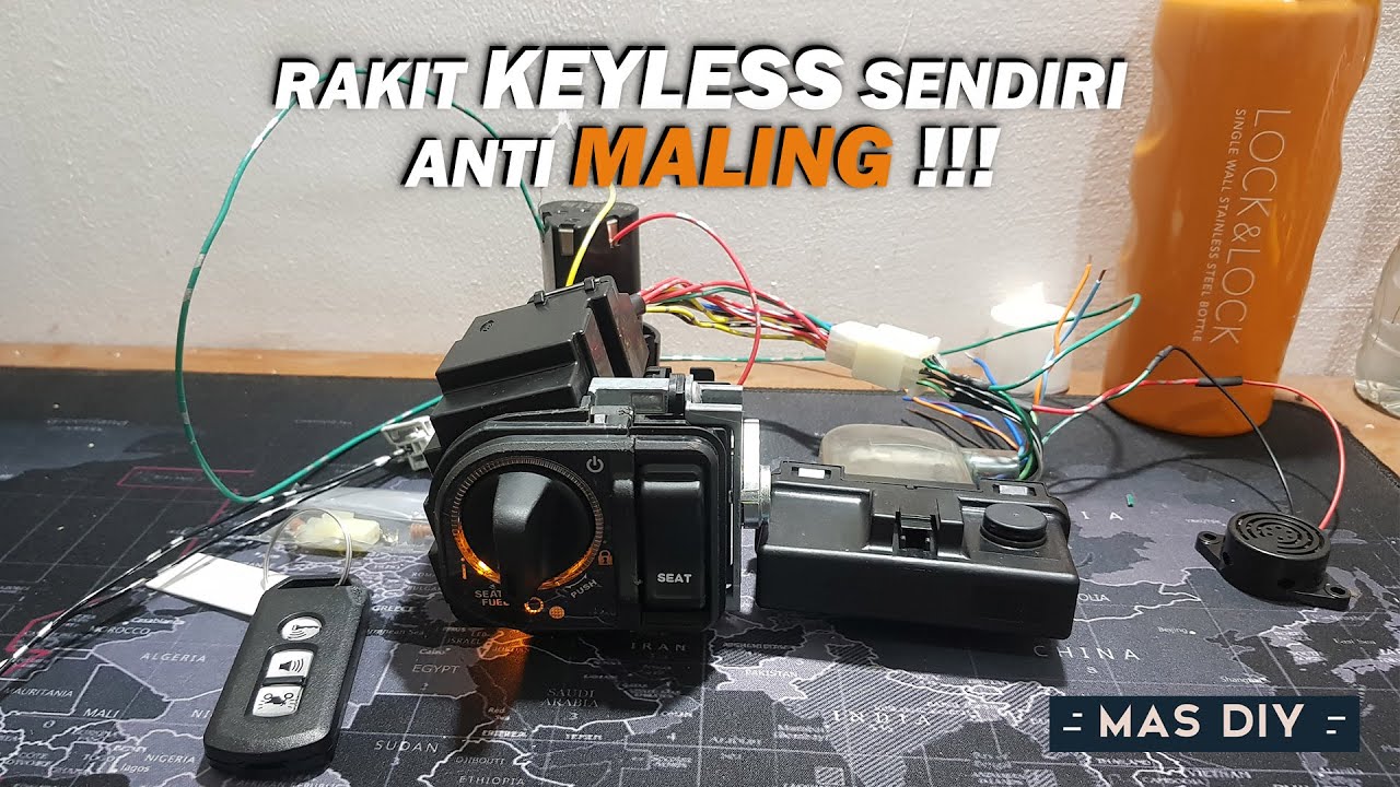 ANTI MALING !!! | Rakit Keyless Sendiri Motor Honda PCX Vario 125 150 ADV Beat Scoopy