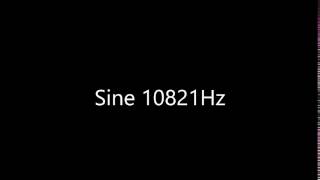 Sine 10821Hz Audio Only