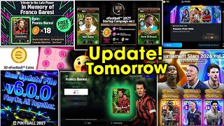 Free Epic & Free Coins  🤩 What Is Coming On Tomorrow & Next Thursday In eFootball 2026 Mobile 
