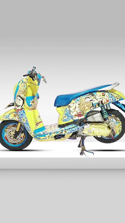 3 Motor Honda ini dimodif tema #Batik Indonesia bangetkan🇮🇩😎 #PCX160 #Scoopy #CBR150R #Modifikasi