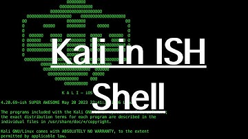 How to setup kali linux in iSH Shell | iPhone/iPad tutorial