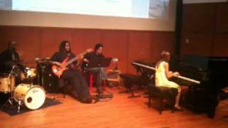 Caroline playing South Side Stomp on piano by Eric Baumgartner
