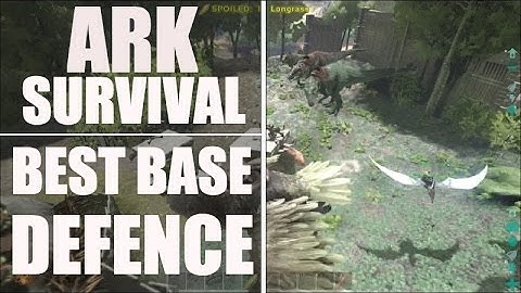 Ark Survival Evolved PVP - Best Base Defence EVER Raid - Official Ark Primitive Raid (Xbox One)
