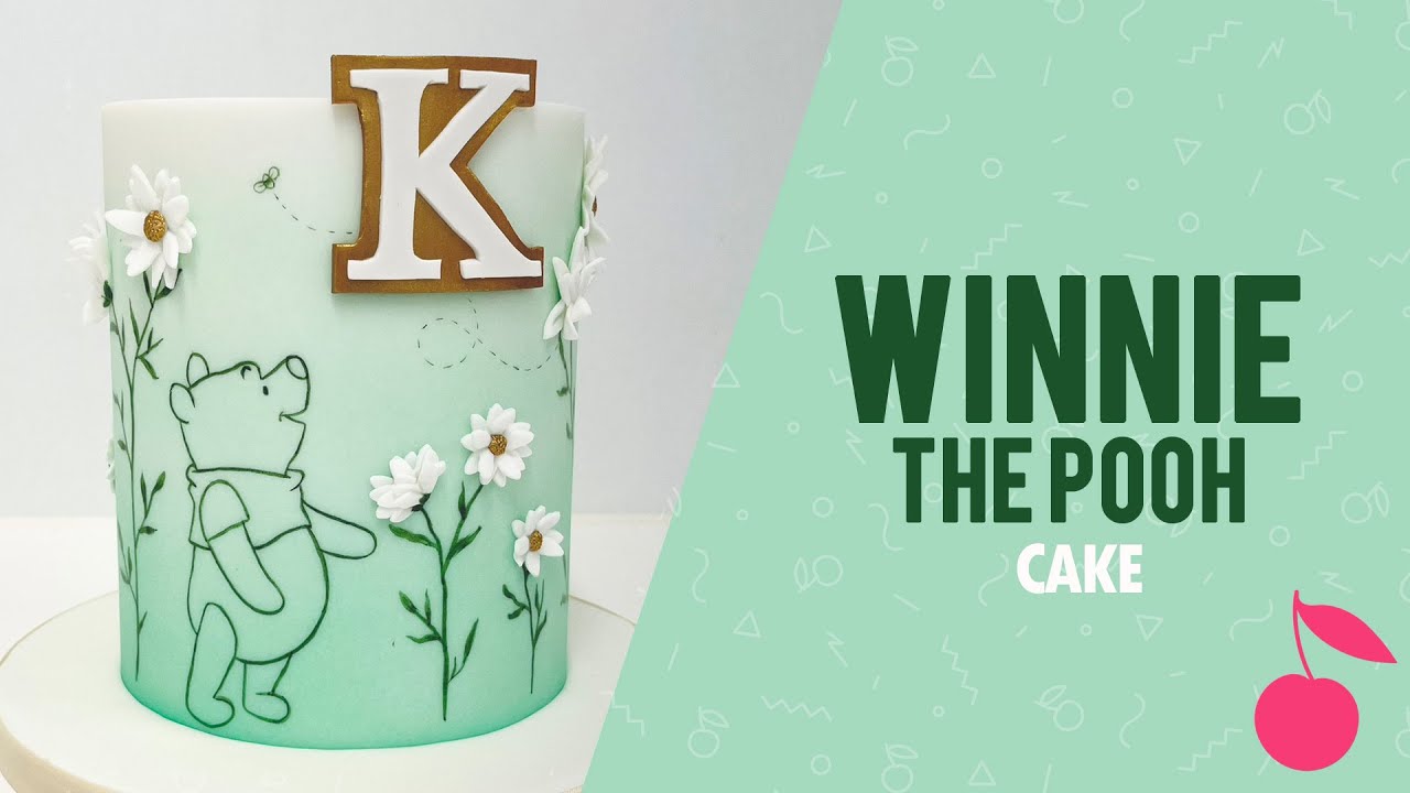 Winnie the Pooh Cake Tutorial | How To Simple Cake Design | Cherry School