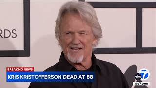 Kris Kristofferson, singer-songwriter and actor, dies at 88 Information