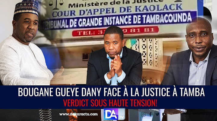[ 🛑 DIRECT ] Urgent 🚨 Bougane Gueye Dany face à la Justice à Tamba – Un Verdict sous Haute Tension!