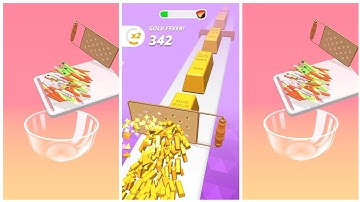 Perfect Slices - all level gameplay Android,ios (Level-71-75)