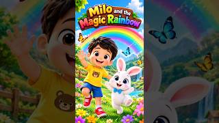 The Magical Rainbow & Cute Rabbit 🌈✨ | Heartwarming Kids Cartoon Story | #Shorts News