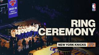 New York Knicks Ring Ceremony and Banner Raising in FULL Update