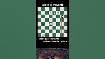 Three passed pawns | Chess tactics