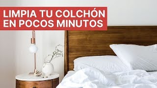 ¡La Mejor Forma De Limpiar TU COLCHÓN En Minutos. Elimina TODA LA SUCIEDAD!