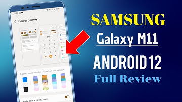 Samsung Galaxy M11 After Android 12 OneUi 4.1 Full Review & New Features