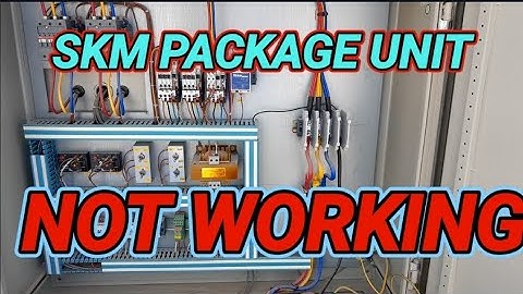 package ac not start #digital package unit not working #l how to check skm package ac tripping......