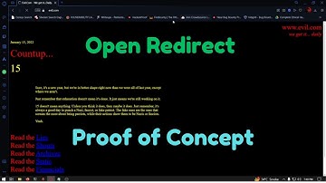 Open Redirection Vulnerability | Proof of Concept #bugbounty
