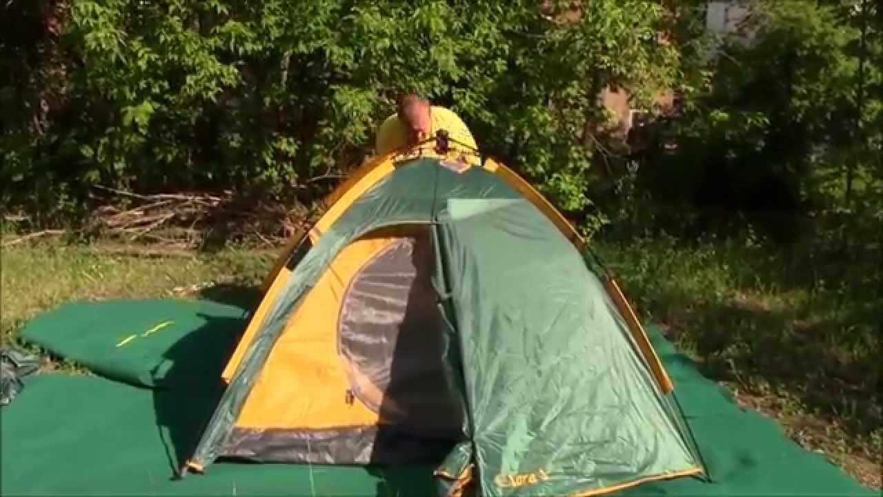 Палатка автомат Greenell Клер 3 V2 - YouTube