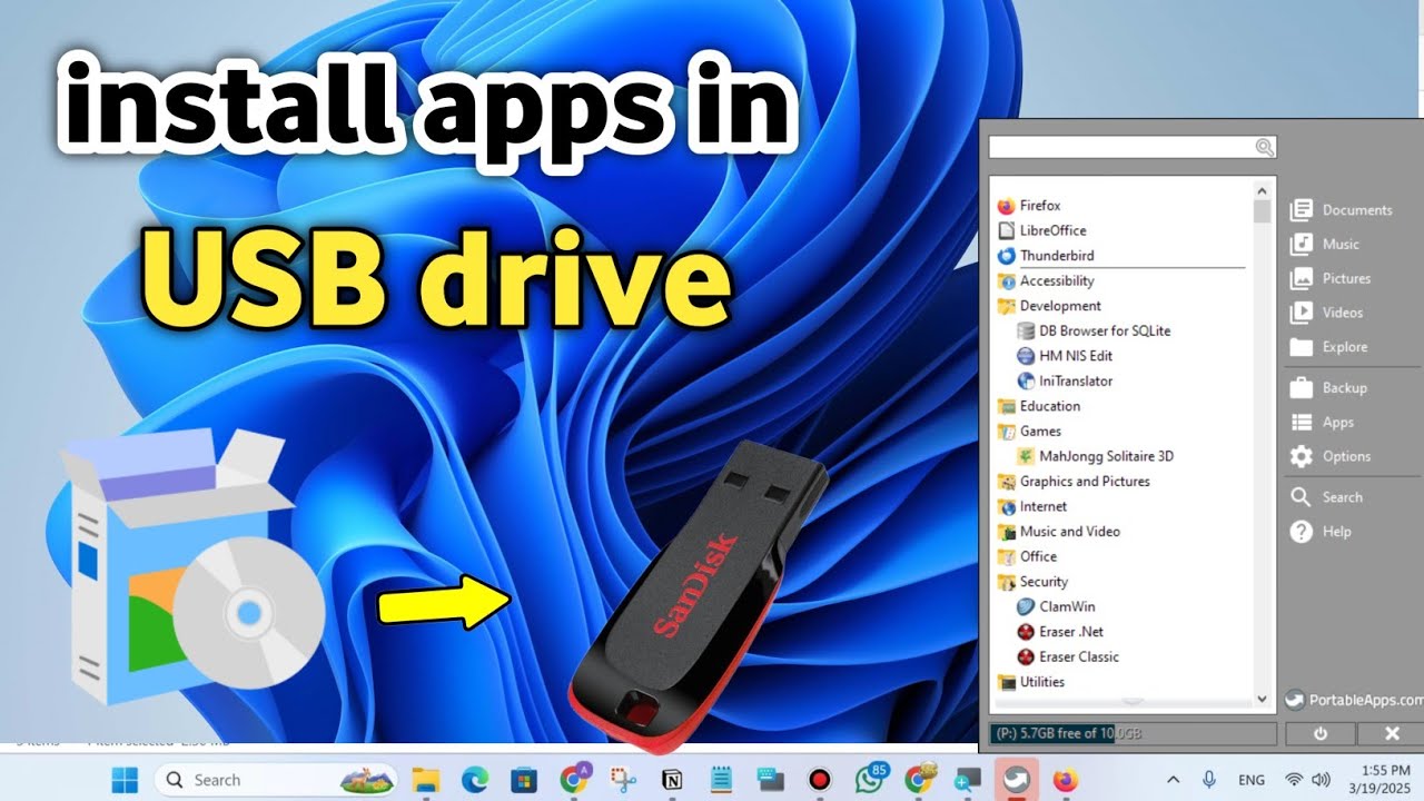 Computer App Usb Data Install and Run Apps & Software from a USB Flash Drive | pendrive me ...