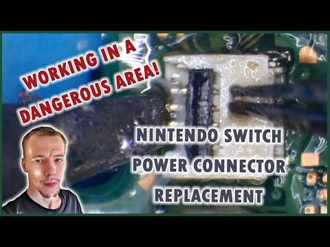Nintendo Switch Damaged Power & Volume Button Connector